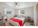 Cozy bedroom with a double bed and plenty of natural light at 401 Davison Ne Ave, St Petersburg, FL 33703