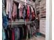 Large walk-in closet with ample hanging space and shelving at 5011 Sandy Brook Cir, Wimauma, FL 33598