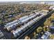 Aerial view of townhouses near water at 4522 Bay Spring Ct, Tampa, FL 33611