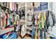 Large walk-in closet with ample storage at 323 Hawk Talon Dr, Lithia, FL 33547