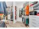 Large walk-in closet with ample shelving and hanging space at 323 Hawk Talon Dr, Lithia, FL 33547