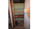 Empty pantry with shelves and a wire basket at 432 2Nd Ne Ave, Largo, FL 33770