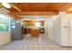 Kitchen with wood cabinets, stainless steel appliances and island at 11008 Browning Rd, Lithia, FL 33547