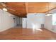 Bright living room with hardwood floors and wood ceilings at 11008 Browning Rd, Lithia, FL 33547