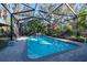 Inviting screened pool with ample surrounding patio space at 11008 Browning Rd, Lithia, FL 33547