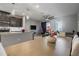 Bright dining area with a large table and chairs at 18843 Ulmus St, Lutz, FL 33558