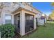 Private screened patio adjacent to home at 18843 Ulmus St, Lutz, FL 33558