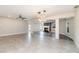 Spacious living room with a fireplace and high ceilings at 2746 Hibiscus St, Sarasota, FL 34239