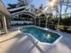 Inviting screened pool with ample surrounding deck space at 3087 Seth Rd, North Port, FL 34288