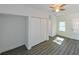 Bright bedroom with double door closet and vinyl flooring at 3534 6Th S Ave, St Petersburg, FL 33711