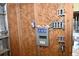 Close-up view of the electrical panel at 39716 Tworut Rd, Webster, FL 33597