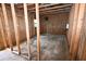 Unfinished interior of a storage shed at 39716 Tworut Rd, Webster, FL 33597