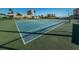 Two well-maintained tennis courts for residents' use at 7400 Sun Island S Dr # 104, South Pasadena, FL 33707