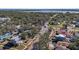 House shown from above, near the water, in a residential neighborhood at 1530 22Nd S Ave, St Petersburg, FL 33705