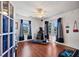 Spacious bedroom with hardwood floors, large windows and ceiling fan at 1530 22Nd S Ave, St Petersburg, FL 33705
