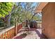Deck with built-in firepit and great backyard views at 1530 22Nd S Ave, St Petersburg, FL 33705