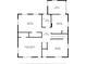 Second floor includes primary bedroom, 3 bedrooms and a bathroom at 1530 22Nd S Ave, St Petersburg, FL 33705
