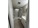 Clean bathroom with shower/tub combo and vanity at 2215 Riomar Dr, Holiday, FL 34691