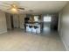 Open kitchen with breakfast bar and modern finishes at 2215 Riomar Dr, Holiday, FL 34691