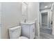 Updated bathroom with white vanity and fixtures at 2412 38Th W Ave, Bradenton, FL 34205