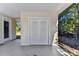 Exterior storage closet with louvered doors at 2412 38Th W Ave, Bradenton, FL 34205