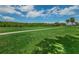 Expansive green space with walking path, lush trees, and blue skies on a sunny day create a serene community atmosphere at 2617 Cove Cay Dr # 505, Clearwater, FL 33760