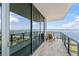 Relaxing balcony boasting panoramic water views at 2912 W Santiago St # 404, Tampa, FL 33629