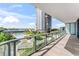 Balcony overlooking pool and city views at 2912 W Santiago St # 404, Tampa, FL 33629