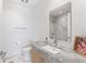 Modern bathroom with marble shower and vanity at 2912 W Santiago St # 404, Tampa, FL 33629