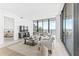 Open living area with water views and access to bedroom at 2912 W Santiago St # 404, Tampa, FL 33629