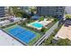 Resort-style amenities including a pool and tennis court at 2912 W Santiago St # 404, Tampa, FL 33629