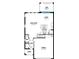 First floor plan showcasing an open concept kitchen, dining, and great room at 31210 Pendleton Landing Cir, Wesley Chapel, FL 33545