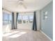 Bright bedroom with multiple windows and water views at 6 Parkview St, Bradenton, FL 34208