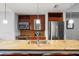 Modern kitchen with granite countertops and stainless steel appliances at 912 Channelside Dr # 2320, Tampa, FL 33602