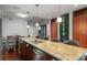 Modern kitchen with granite countertops and stainless steel appliances at 912 Channelside Dr # 2320, Tampa, FL 33602