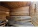 Relax in this wood-paneled sauna at 912 Channelside Dr # 2320, Tampa, FL 33602