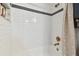Modern bathroom with a bathtub and stylish fixtures at 918 Windward Way, Palm Harbor, FL 34685
