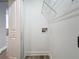Laundry room with wire shelving and hookups for a washer and dryer at 1401 26Th N Ave, St Petersburg, FL 33704