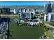 Aerial view of building and surrounding area at 1591 Gulf Blvd # 504S, Clearwater Beach, FL 33767