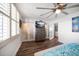 Bedroom with TV and water view at 1591 Gulf Blvd # 504S, Clearwater Beach, FL 33767