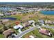 Aerial view showcasing home's location in a community at 1906 Wolf Laurel Dr, Sun City Center, FL 33573