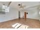 Living room with tile floors and ceiling fan at 3712 56Th N Ave, St Petersburg, FL 33714