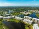 Wide aerial view of community and surrounding waterways at 6399 Shoreline Dr # 4106, St Petersburg, FL 33708