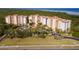 Aerial view of condo building and surrounding landscape at 12077 Gandy N Blvd # 374, St Petersburg, FL 33702