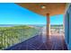 Spacious balcony overlooking the water at 12077 Gandy N Blvd # 374, St Petersburg, FL 33702