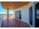 Private balcony with water views at 12077 Gandy N Blvd # 374, St Petersburg, FL 33702