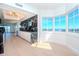 Modern kitchen with marble countertops and water views at 12077 Gandy N Blvd # 374, St Petersburg, FL 33702
