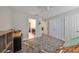 Bedroom with access to bathroom and plenty of closet space at 12609 Pensacola Ct, Riverview, FL 33579
