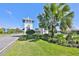 Triple Creek gated community entrance with palm trees at 12609 Pensacola Ct, Riverview, FL 33579