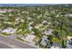 Wide aerial view showing home's location and surroundings at 12690 Palm Dr, Largo, FL 33774